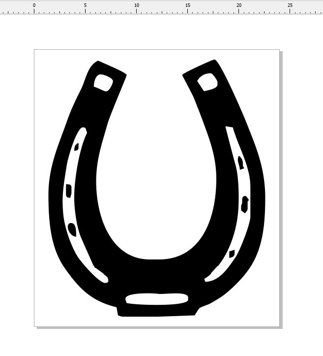 Horse shoe 40mm high pack of 10